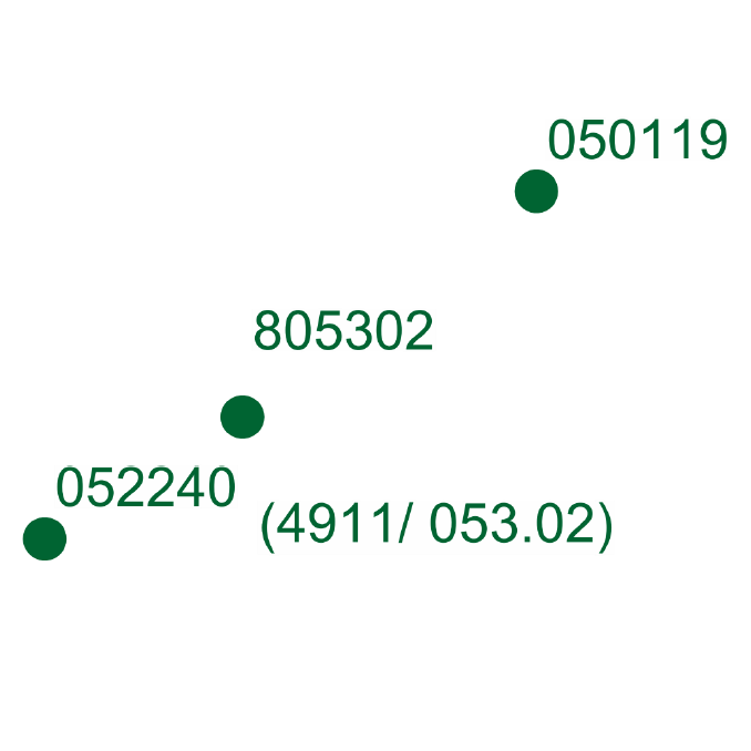 Die Grafik zeigt einen Ausschnitt aus dem WMS-Dienst 
							AP-Nachweis nach 33.1.6 ErhE .