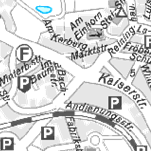 Stadtkarte grau Die Grafik zeigt einen Ausschnitt aus der Stadtkarte grau