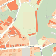 Die Grafik zeigt einen Ausschnitt aus dem WMS-Dienst 
							Stadtplanwerk Ruhrgebiet 2.0 .